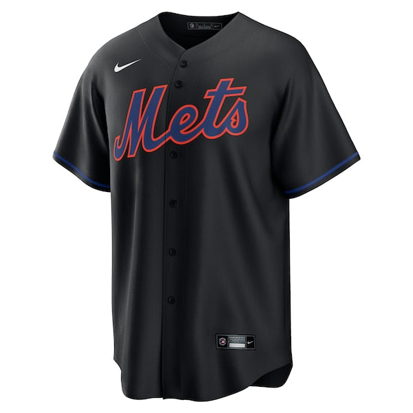 Brandon Nimmo New York Mets Nike Alternate Replica Jersey - Black