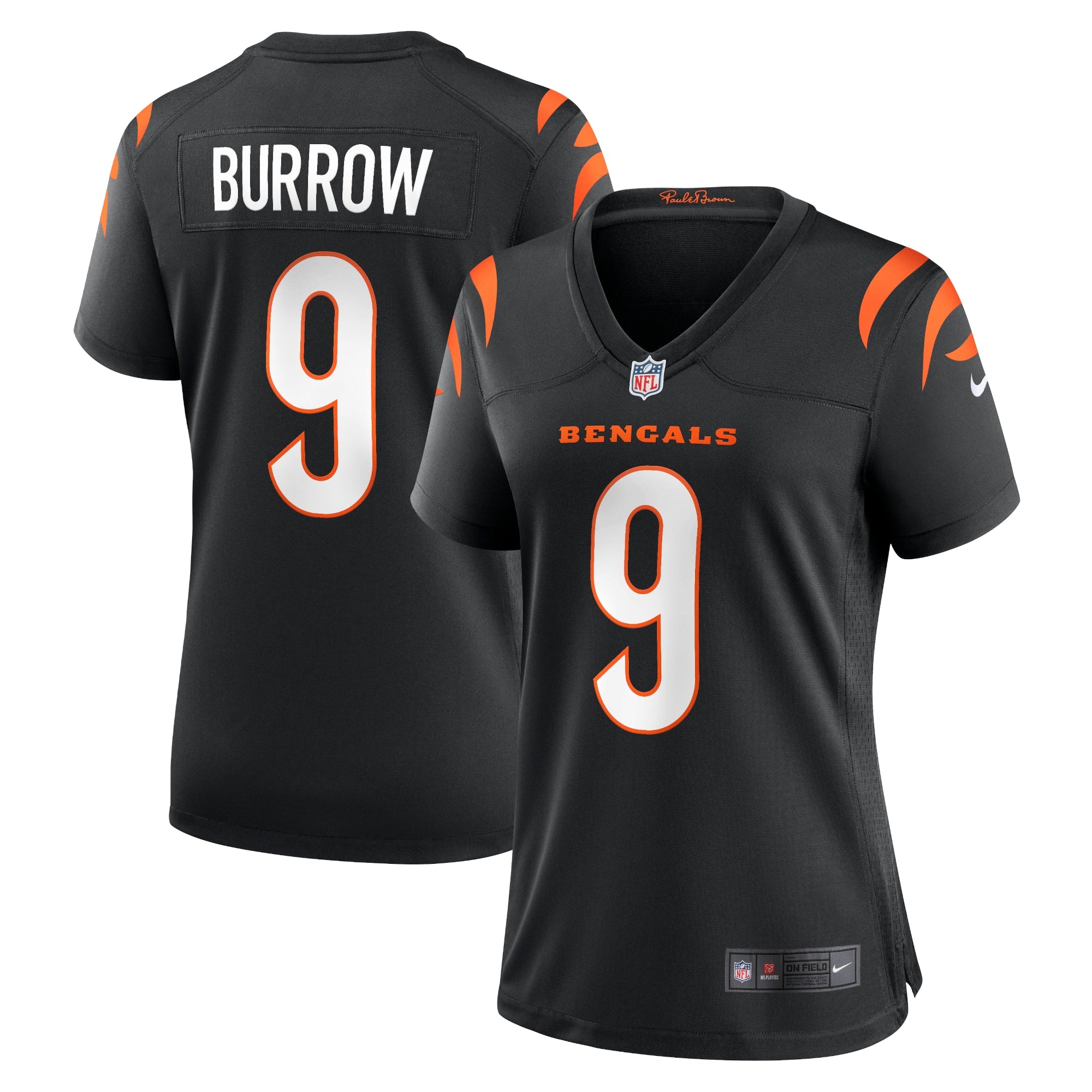 Joe Burrow Cincinnati Bengals Nike Women's Game Jersey - Orange/Black