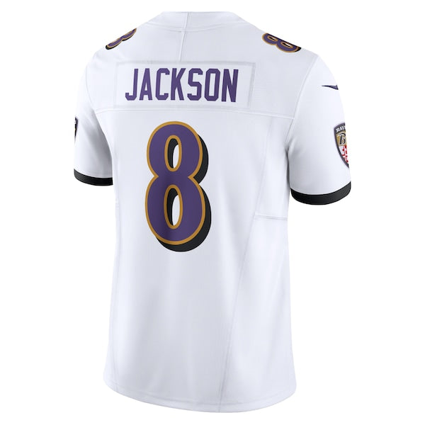 Lamar Jackson Baltimore Ravens Nike Vapor F.U.S.E. Limited Jersey - White/Black
