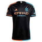 New York City FC adidas 2024 24/7 Kit Authentic Custom Jersey – Black