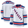 New York Rangers  Away Premium Jersey - White/Navy/Blue