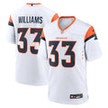Javonte Williams Denver Broncos Nike Game Jersey - White