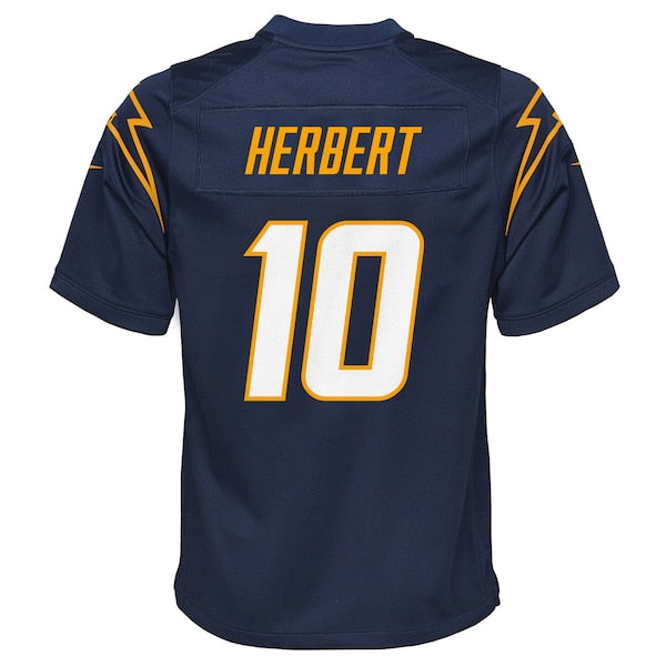 Justin Herbert Los Angeles Chargers Nike Youth Game Jersey - Navy/Powder Blue/Royal/White