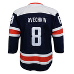 Alexander Ovechkin Washington Capitals Youth 2020/21 Alternate Premier Player Jersey - Navy/Red