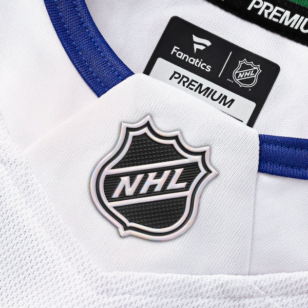 Vancouver Canucks  Away Premium Custom Jersey - White/Blue