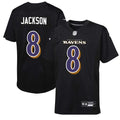Lamar Jackson Baltimore Ravens Nike Youth Fashion Game Jersey - Black/Purple