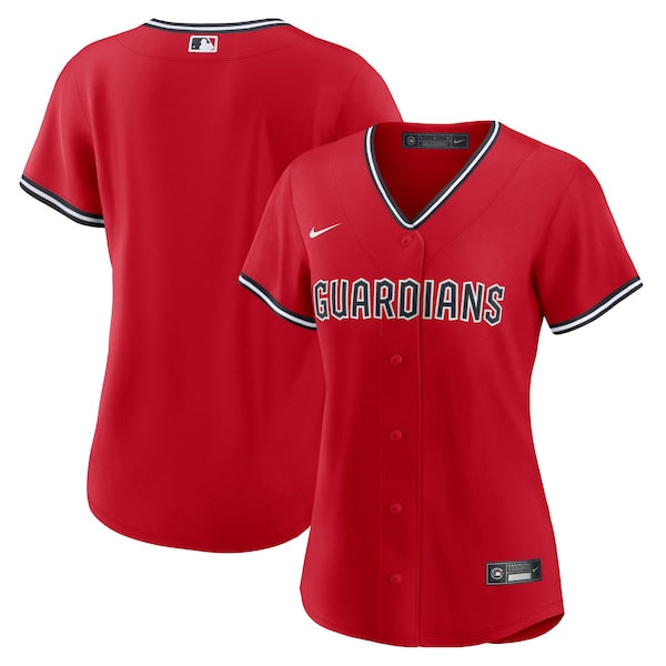 Cleveland Guardians Nike Women's Alternate 2 Replica Jersey - Red/Navy