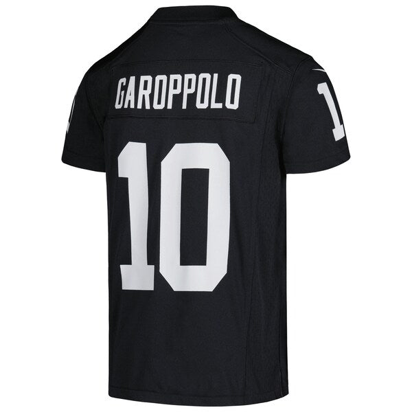 Jimmy Garoppolo Las Vegas Raiders Nike Youth Game Jersey - Black