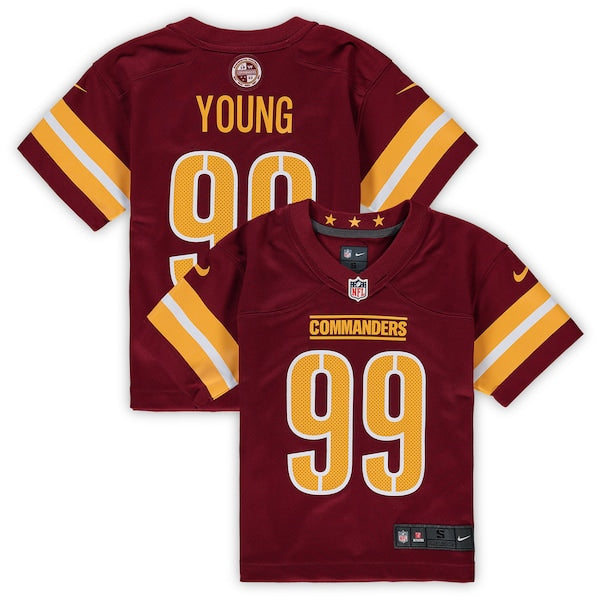 Chase Young Washington Commanders Nike Preschool Game Jersey - Burgundy