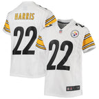 Najee Harris Pittsburgh Steelers Nike Youth Game Jersey - White/Black