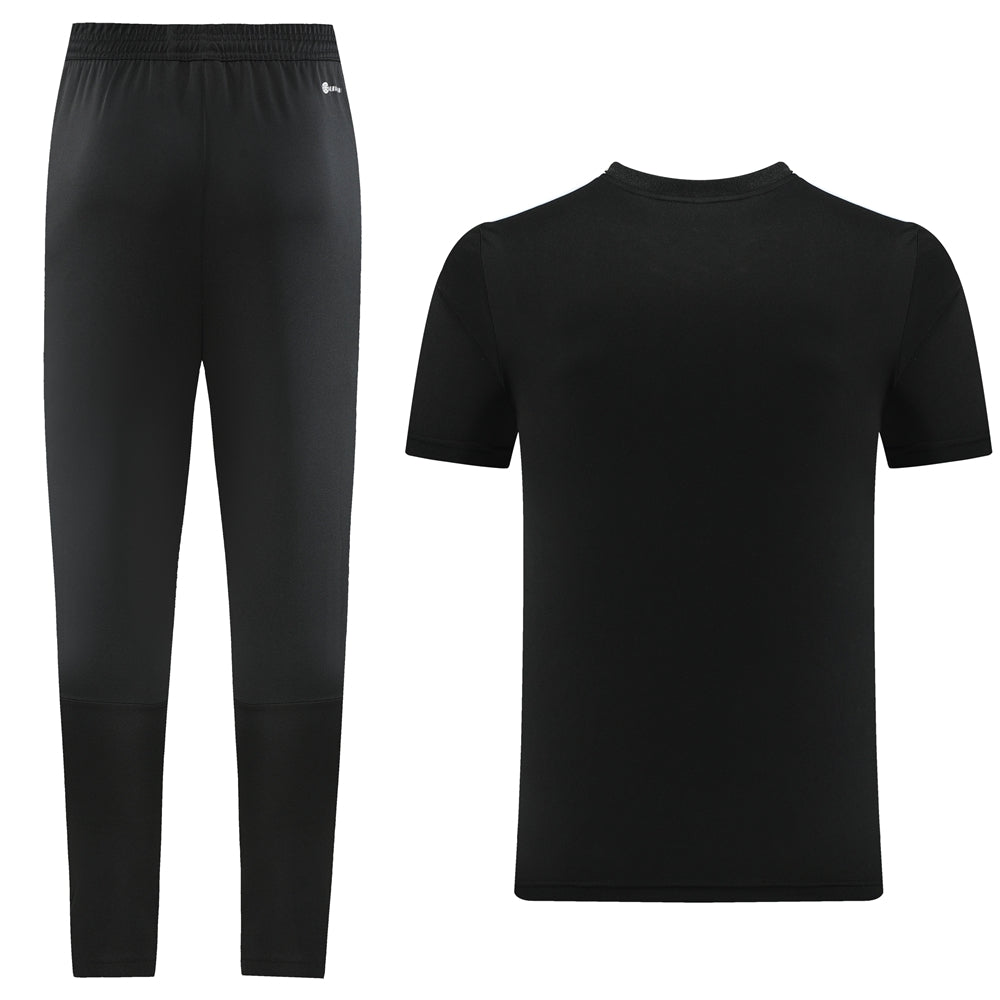 Adidas Short Sleeve Training Jersey Set - AD05- Black