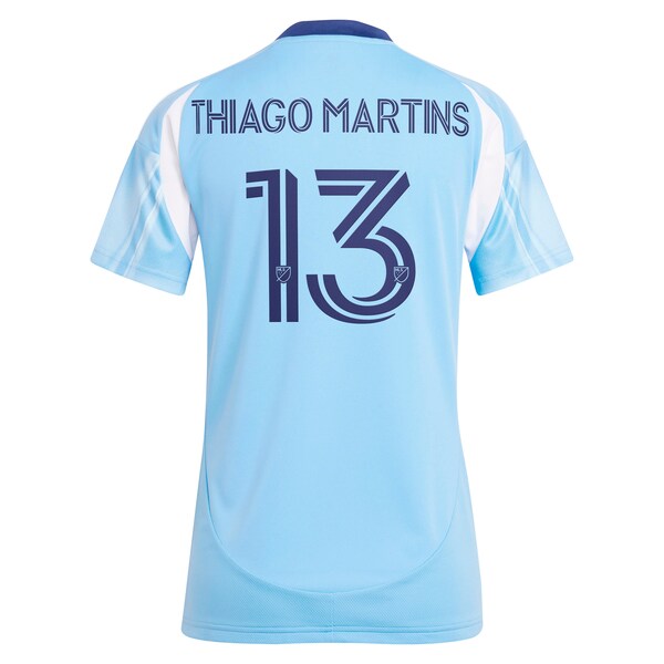 Thiago Martins New York City FC adidas Women's 2025 The Excelsior Kit Replica Player Jersey - Light Blue