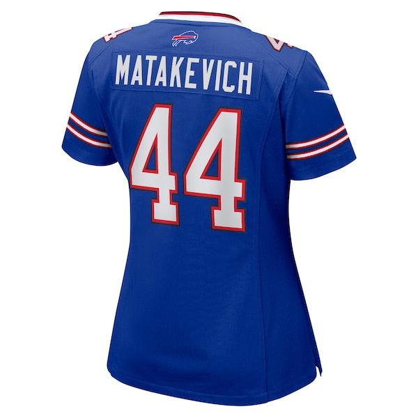 Tyler Matakevich Buffalo Bills Nike Women's  Game Jersey -  Royal