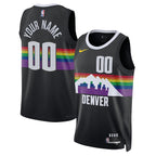 Denver Nuggets Nike Unisex 2025/26 City Edition Swingman Custom Jersey - Black