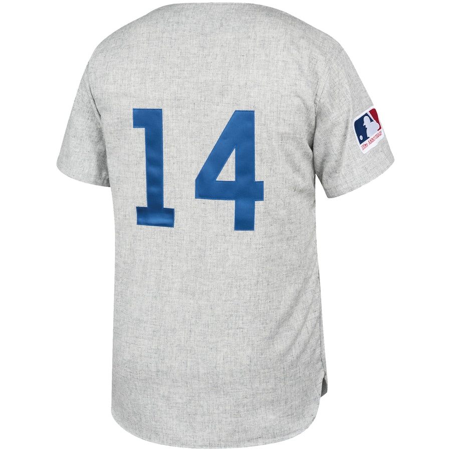 Ernie Banks Chicago Cubs Gray Away 1969 Authentic Jersey - Gray