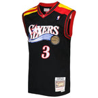 Allen Iverson Philadelphia 76ers Hardwood Classics 2006/07 Swingman Jersey - Black