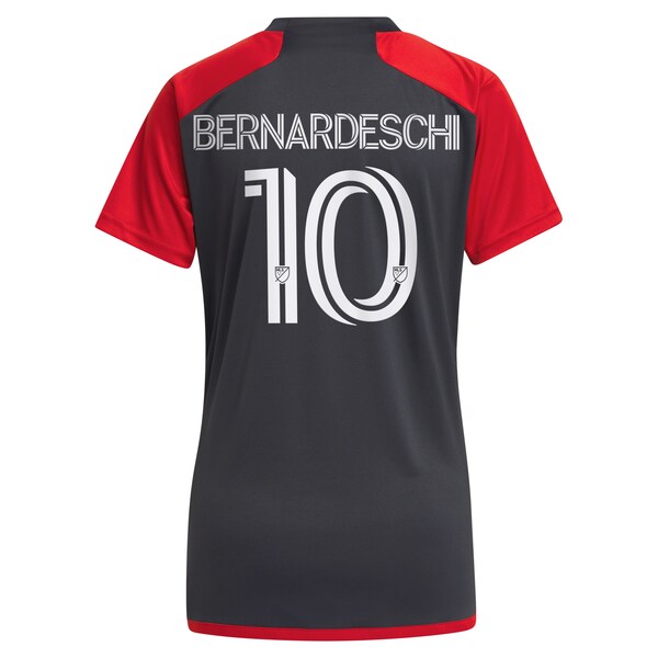Federico Bernardeschi Toronto FC adidas Women's 2024 Club Kit Replica Player Jersey - Gray