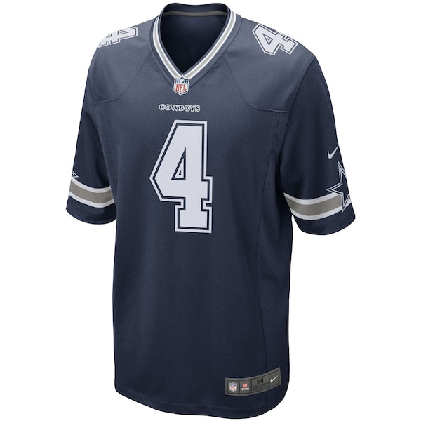 Dak Prescott Dallas Cowboys Nike Game Team Jersey - Navy/White