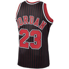 Michael Jordan Chicago Bulls 1995/96 Hardwood Classics Authentic Jersey - Black/Scarlet/White