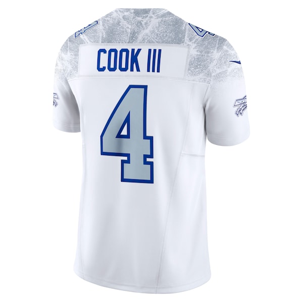 James Cook III Buffalo Bills Nike 2025 Rivalries Collection Limited Jersey - White