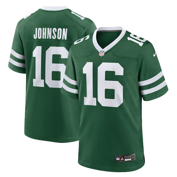 Tyler Johnson New York Jets Nike Team Game Jersey - Legacy Green