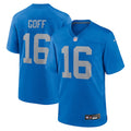 Jared Goff Detroit Lions Nike Alternate Game Jersey -  Blue