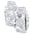 Chicago Bears Nike Women's 2024 Salute To Service Club Fleece Pullover Hoodie - Arctic Camo