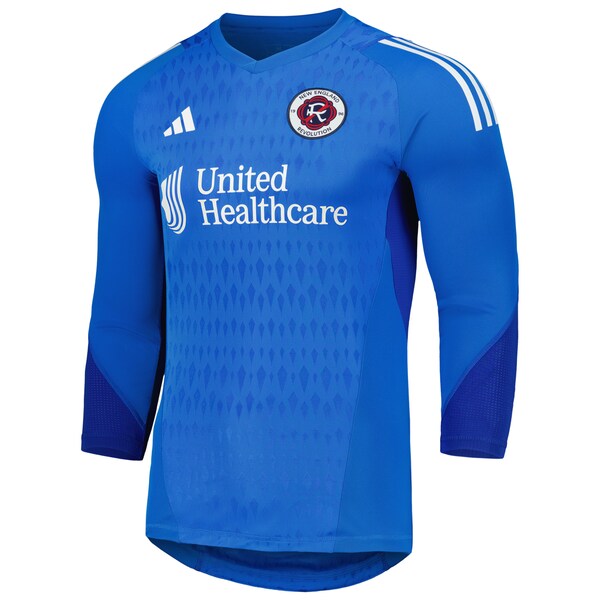 New England Revolution adidas 2024 Goalkeeper Long Sleeve Replica Jersey - Blue