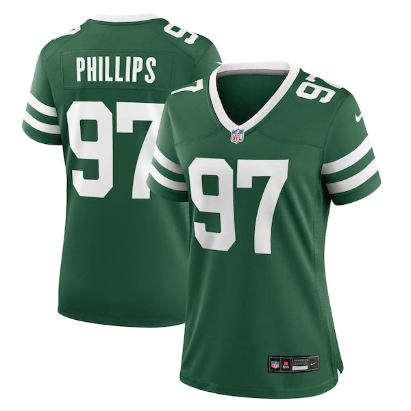 Harrison Phillips New York Jets Nike Women's Team Game Jersey - Legacy Green