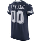 Dallas Cowboys Nike Vapor Elite Custom Jersey - Navy