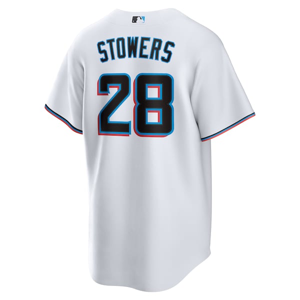 Kyle Stowers Miami Marlins Nike Home Replica Jersey - White