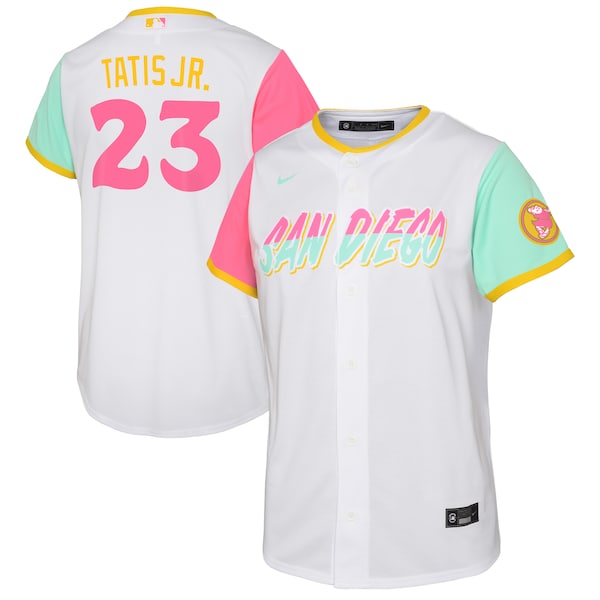 Fernando Tatis Jr. San Diego Padres Nike Toddler 2022 City Connect Replica Player Jersey - White