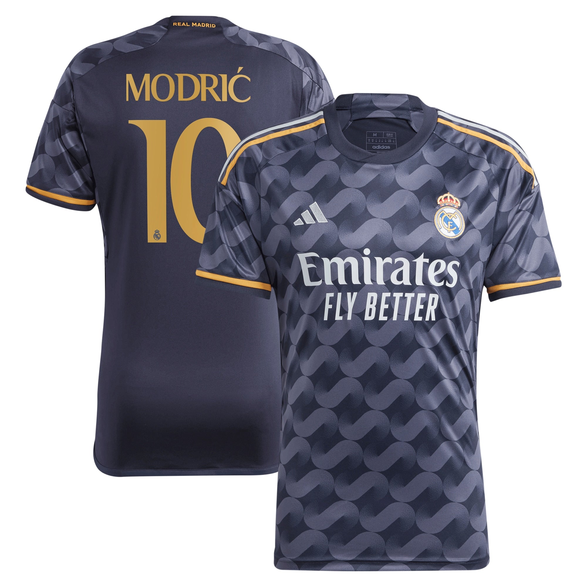 Luka Modric Los Merengues adidas 2023/24 Home Replica Jersey - White/Navy