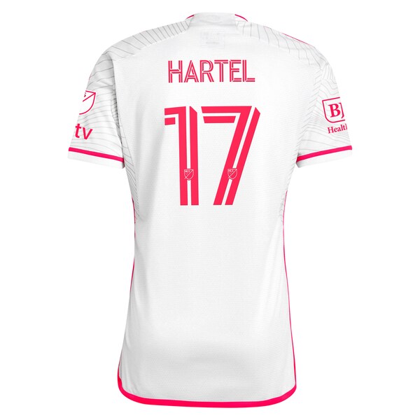 Marcel Hartel St. Louis City SC adidas 2024 The Confluence Kit Authentic Player Jersey - White