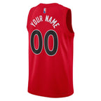 Toronto Raptors Nike 2021/22 Diamond Swingman Custom Jersey - Icon Edition - Red