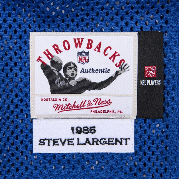 Steve Largent Seattle Seahawks 1985 Authentic Throwback Retired Player Jersey - Royal