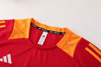 Adidas Short Sleeve Training Jersey Set - AD08- Red/Yellow