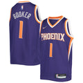 Devin Booker Phoenix Suns Nike Youth 2021/22 Diamond Swingman Jersey - Icon Edition - Purple