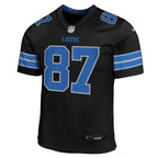 Sam LaPorta Detroit Lions Nike Youth Alternate Player Game Jersey - Black