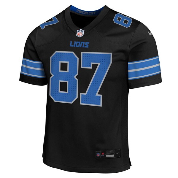 Sam LaPorta Detroit Lions Nike Youth Alternate Player Game Jersey - Black