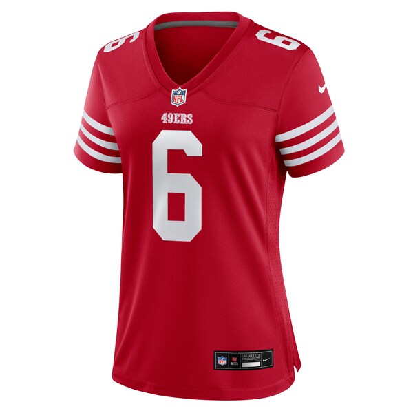 Malik Mustapha San Francisco 49ers Nike Women's  Game Jersey -  Scarlet