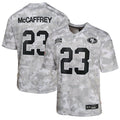Christian McCaffrey San Francisco 49ers Nike Youth 2024 Salute to Service Game Jersey - Arctic Camo
