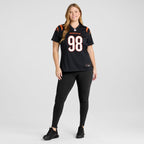 Tedarrell Slaton Jr Cincinnati Bengals Nike Women's Team Game Jersey -  Black