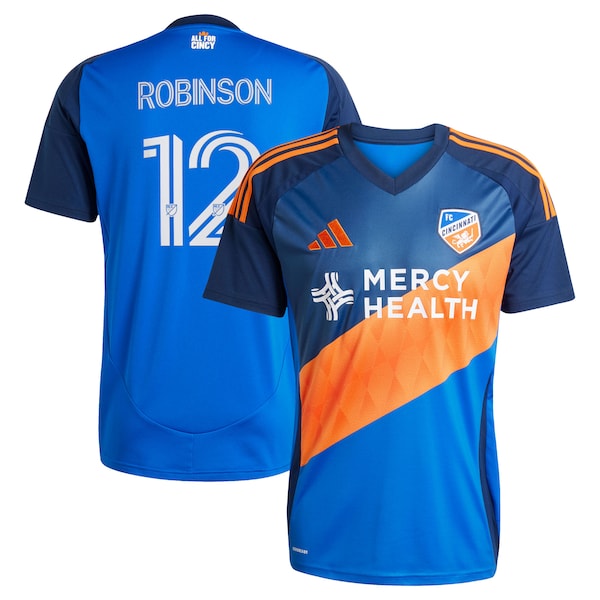 Miles Robinson FC Cincinnati adidas 2025 Orange and Blue Legacy Kit Replica Player Jersey - Blue