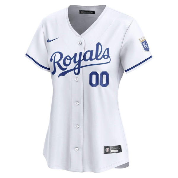 Kansas City Royals Nike Women's Home Limited Custom Jersey - White