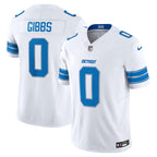 Jahmyr Gibbs Detroit Lions Nike Vapor F.U.S.E. Limited Jersey - White/Black/Blue