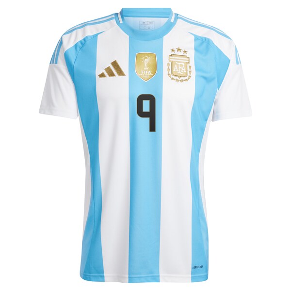 Julián Álvarez Argentina National Team adidas 2024 Home Replica Jersey - White