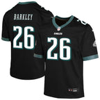 Saquon Barkley Philadelphia Eagles Nike Youth Alternate Game Jersey - Black/Kelly Green/Green/White