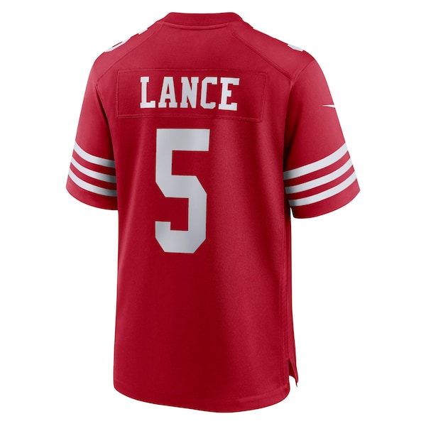 Trey Lance San Francisco 49ers Nike Game Player Jersey - Scarlet/White