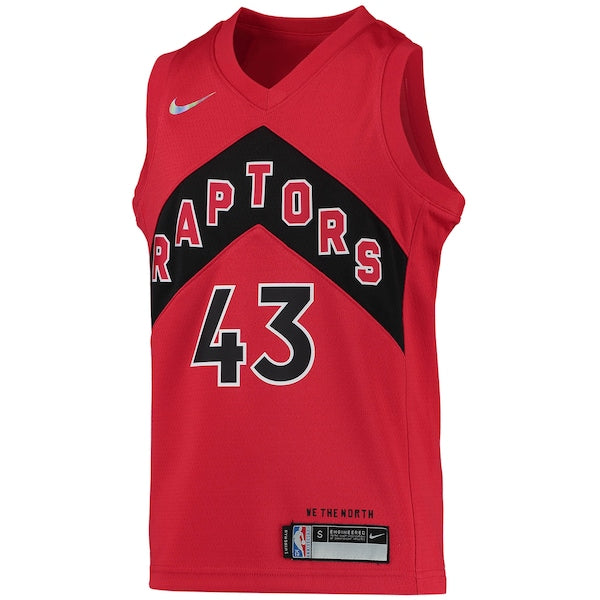 Pascal Siakam Toronto Raptors Nike Youth 2021/22 Diamond Swingman Jersey - Icon Edition - Red